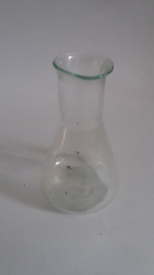 QW12 - Sticlarie laborator - Vas volumetric - piesa de colectie foto