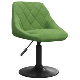 Cumpara ieftin Scaun de bar, verde deschis, catifea