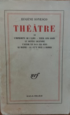 Theatre Ii - Eugene Ionesco , E912 foto