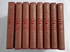 BIBLIA cu ilustratii - 8 volume - versiune BARTOLOMEU VALERIU ANANIA