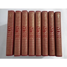 BIBLIA cu ilustratii - 8 volume - versiune BARTOLOMEU VALERIU ANANIA