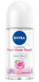Deodorant roll-on Nivea Fresh Rose Touch, 50 ml