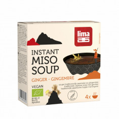 Supa Miso Instant Cu Ghimbir Eco 4X15G Lima