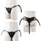 Ham Pentru Strap-On Black PU Harness With Two Rings