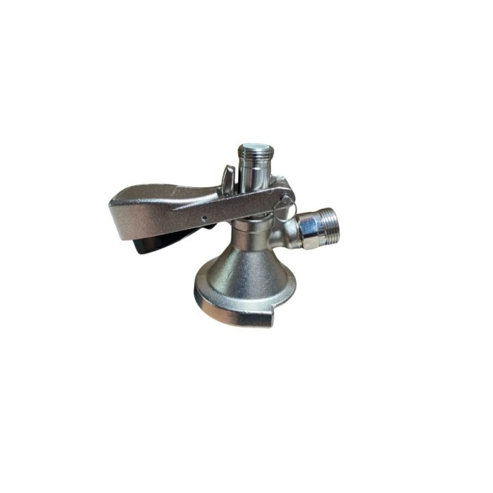 Zapfkopf, Keg - Verschluss, Flach - Fitting, oberer Ausgang - Kelleranstich