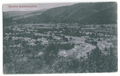 3286 - BOCSA MONTANA, Caras-Severin, Panorama, Romania - old postcard - unused foto