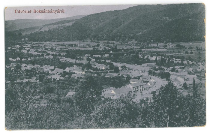 3286 - BOCSA MONTANA, Caras-Severin, Panorama, Romania - old postcard - unused
