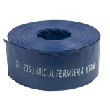 Furtun apa refulare Flat PVC 4&quot; 50M 2 bar FarmGarden AgroTrade, Micul Fermier