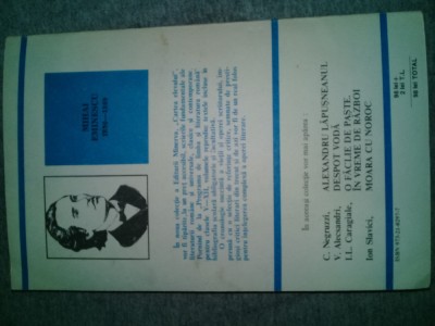Carte vintage Scrisoarea III,Luceafarul-M.Eminescu editie rara,ca noua,158 pag foto