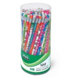 Creion grafic cu radiera, diverse modele (100 buc/display)