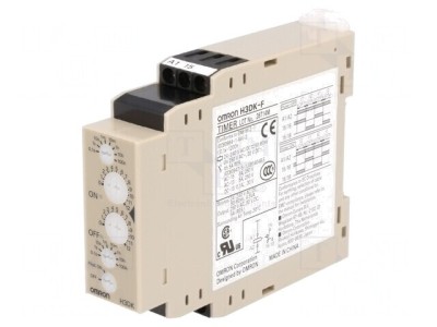 Timer 0.1s-1200h SPDT 250VAC/5A 24-240VAC/DC H3DK-F foto