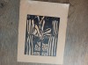 VASILE DOBRIAN, Litografie- DUREREA, semnata in placa, Scene gen, Cerneala, Abstract