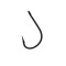 Carlige Fudo Marusode with Ring (MRSD-BN) nr.14 BN - Black Nickel 16 buc/plic
