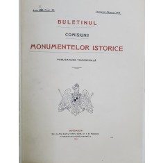 BULETINUL COMISIUNII MONUMENTELOR ISTORICE , ANUL IX, 1916