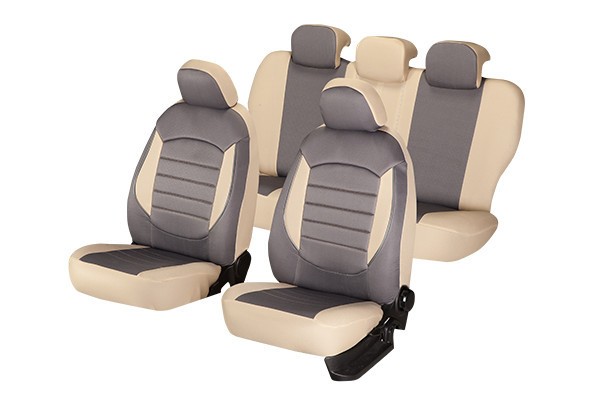 SET HUSE SCAUN URBAN GRI - BEJ