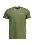 Cumpara ieftin Tricou barbati, cu buzunar pe piept, Regular fit, Verde inchis (Marime: 2XL)