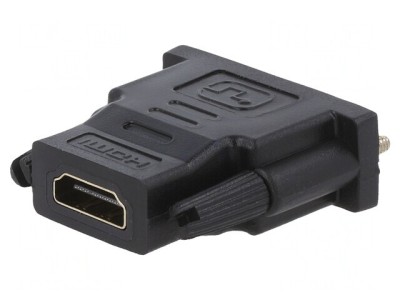 Adaptor DVI-D la HDMI, Negru foto