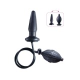 Plug Anal Gonflabil din Silicon, Negru, Medium