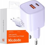 &Icirc;ncărcător Usb/Usb-C, Rapid, Nano, Gan 33W Pd, Violet, Mcdodo