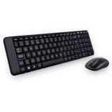 KIT TASTATURA SI MOUSE WIRELESS MK220 LOGITEC