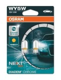 Set 2 becuri auto Osram Premium WY5W 12V Galben (Chrome) Next Gen 2-buc Galben