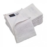 Set 10x Prosop de maini 30x50cm Model Ashley 390gr/mp 40252ET Alb JGR Bumbac