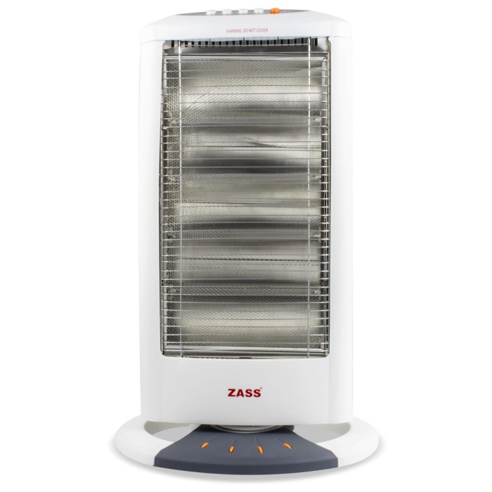 Radiator cu halogen Zass HS 04, 1600 W, 4 trepte de putere, Protectie in caz de rasturnare ProDesign DailyAppliances