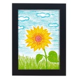 Cumpara ieftin Rama foto cu arhiva Home Creation, 35.2 x 26.5 x 3.2 cm, MDF, negru