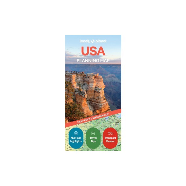Lonely Planet USA Planning Map