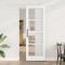 vidaXL Ușă glisantă Manual ORKDAL Alb 73.5 x 211 cm Lemn și metal 3332046