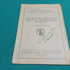 PROPRETARII SOLULUI ÎN TRECUTUL PRINCIPATELOR ROMÂNE /IOAN C. FILITTI /1934 *