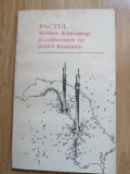 Pactul Molotov -Ribbentrop si consecintele lui pentru Basarabia - Chisinau 1991