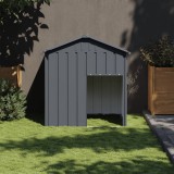 vidaXL Cușcă c&acirc;ine cu acoperiș antracit 117x103x123 cm oțel galvanizat