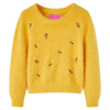 Pulover tricotat pentru copii, ocru, 140 14941, vidaXL