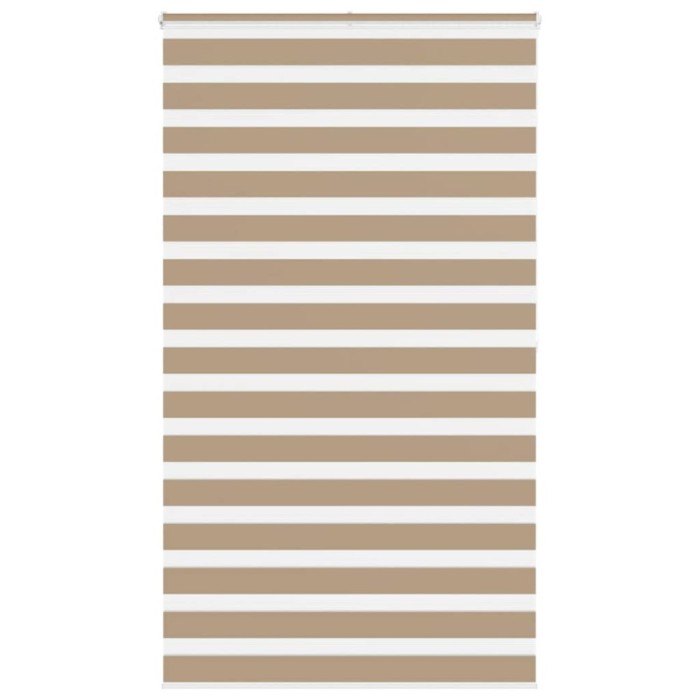 Jaluzea tip zebra 130x200 cm lățime țesătură 125,9 cm poliester