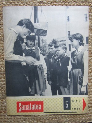 REVISTA SANATATEA NR 5 1965 foto