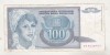 Bnk bn Iugoslavia 100 dinari 1992 circulata