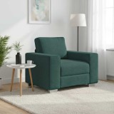 vidaXL Canapea Verde &icirc;nchis 100 x 77 x 82 cm țesătură 4105212