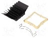 Radiator extrudat, aluminiu, 29mm x 29mm, neagra, Advanced Thermal Solutions - ATS-51290K-C1-R0 foto