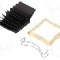 Radiator extrudat, aluminiu, 29mm x 29mm, neagra, Advanced Thermal Solutions - ATS-51290K-C1-R0