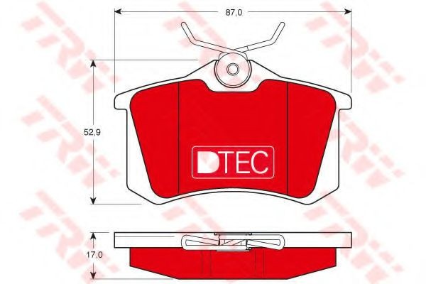 Set placute frana,frana disc RENAULT SCENIC I (JA0/1) (1999 - 2003) TRW GDB1330DTE