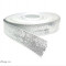 Banda decorativa Alexa 15mm &amp;#8211; Argintiu (rola 50m)
