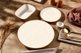 Rinart Placa de service - Brunilda - Por&Aring;&pound;elan - 14x10 cm - set de 2