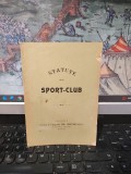 Statute Sport Club, Librăria Tipografia Fane Constantinescu Craiova 1906, Carti vechi 12 pagini