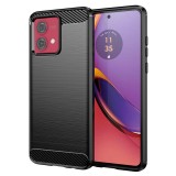 Husa Motorola Moto G84 Asteroid GSM Carbon Silicone, negru