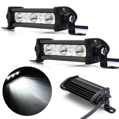 Set 2X Led Bar Proiector 11cm, 9W, 3 LED, 12V 24V, Spot Beam foto