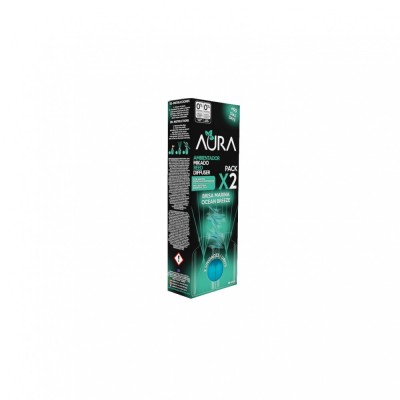 Set 2 odorizante camera 0% alcool Aura &amp;ndash; Briza marina 2 x 30 ml foto