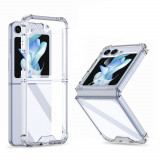 Husa Tech-Protect FlexAir Hybrid pentru Samsung Galaxy Z Flip 5 Transparent, Carcasa