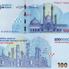 IRAN 1.000.000 rials (100 rials) 2022 UNC!!!