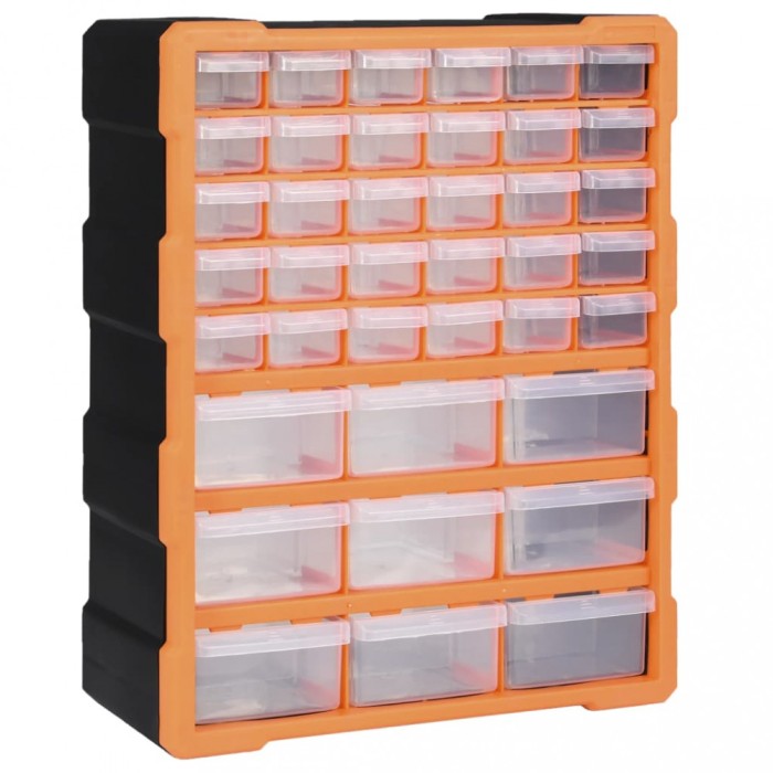 vidaXL Organizator cu 39 de sertare, 38 x 16 x 47 cm